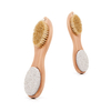 Natural Bamboo Handle Exfoliating Foot Brush