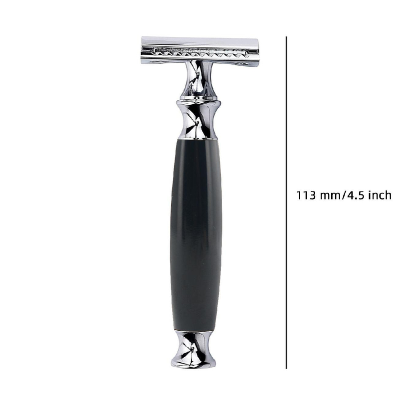 Metal Black Double-edged Manual Shaver