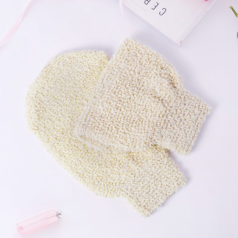 Eco Friendly Natural Hemp Exfoliating Bath Glove