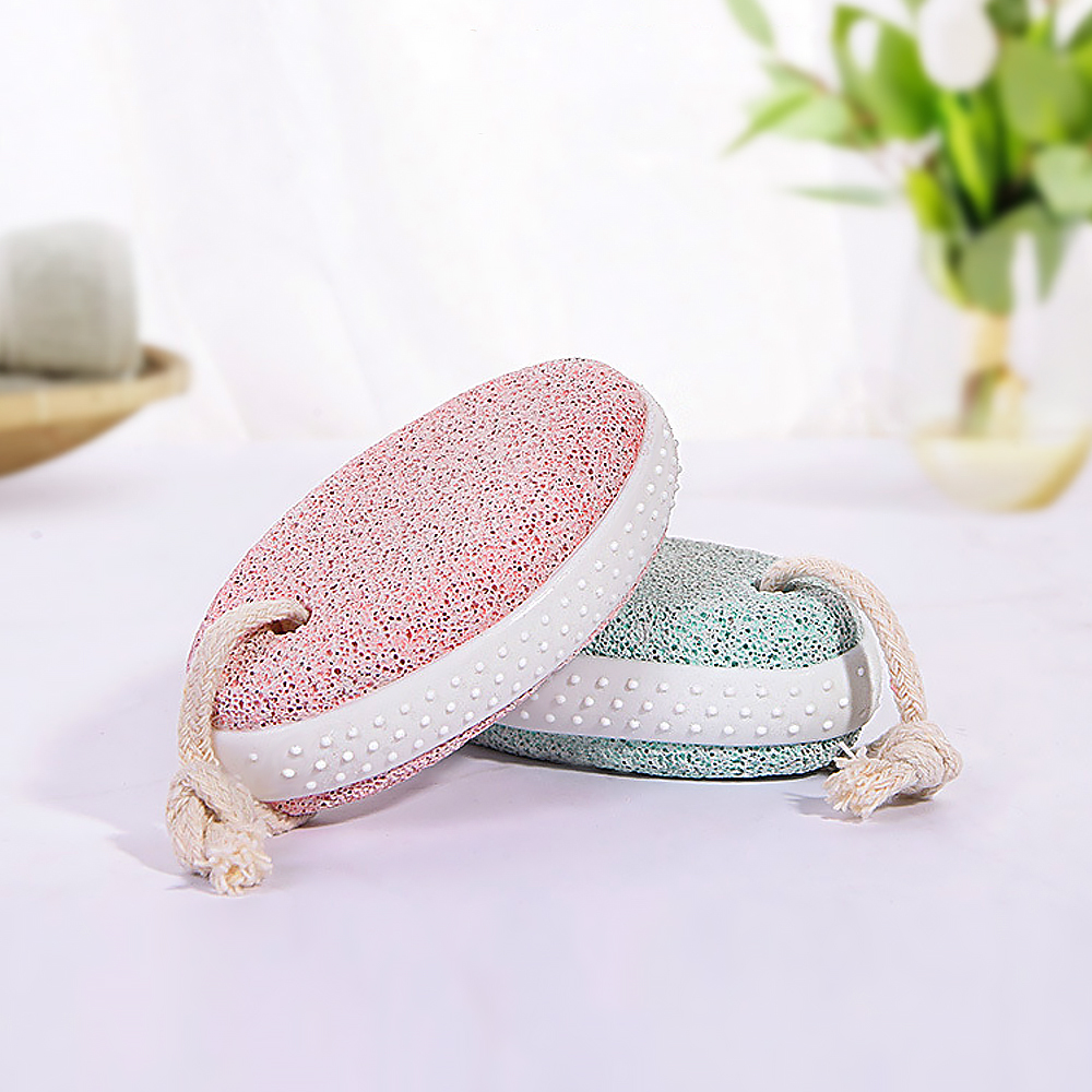 Oval Shape Pumice Stone Foot Scrubber Hard Dead Skin Callus Remover File Exfoliating Pedicure Stone