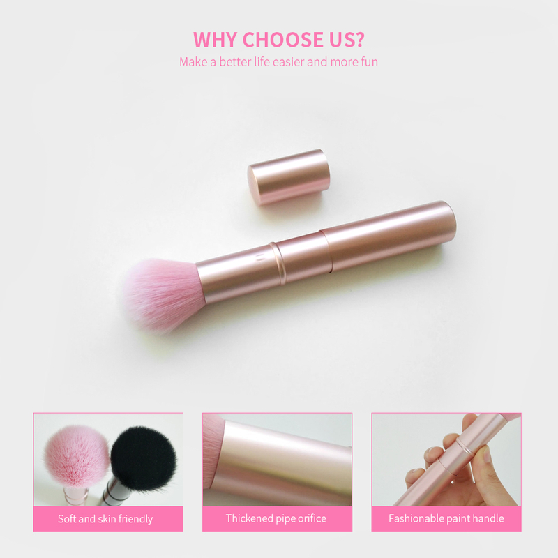 Portable Travel Retractable Blush Brush