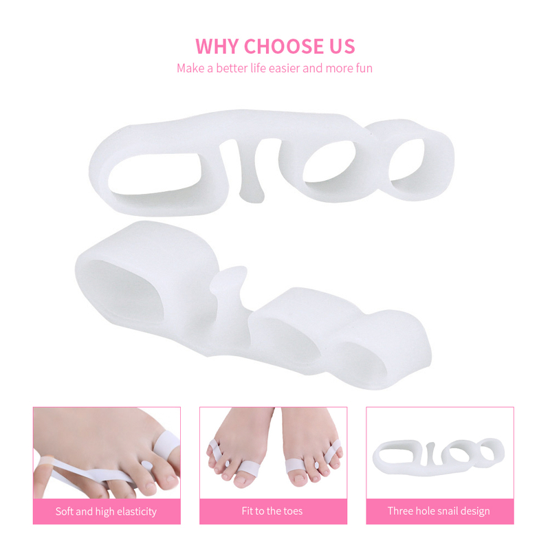 Silicone Toe Separator for Nail Art Salon