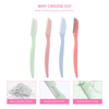 Candy Color Eyebrow Dermaplaning Tools