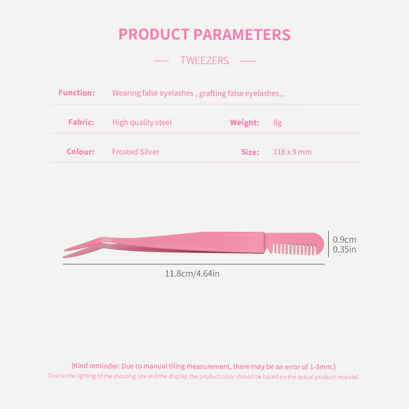 False Eyelash Applicator With Comb
