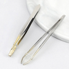 Gold Fiber Tip Eyelash Tweezers