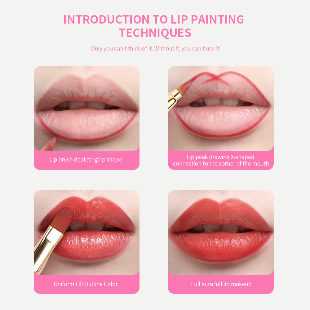 Double End retractable Lip and concealer Brush