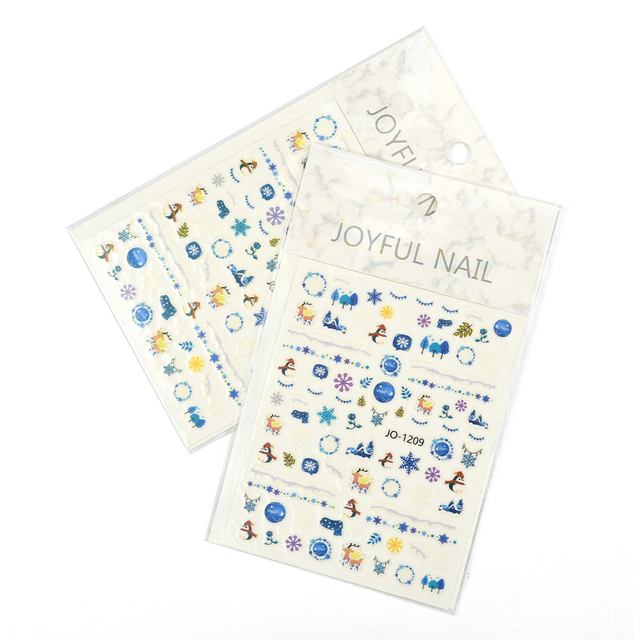 Classic Manicure Decoration 3D Nail Art Stickers