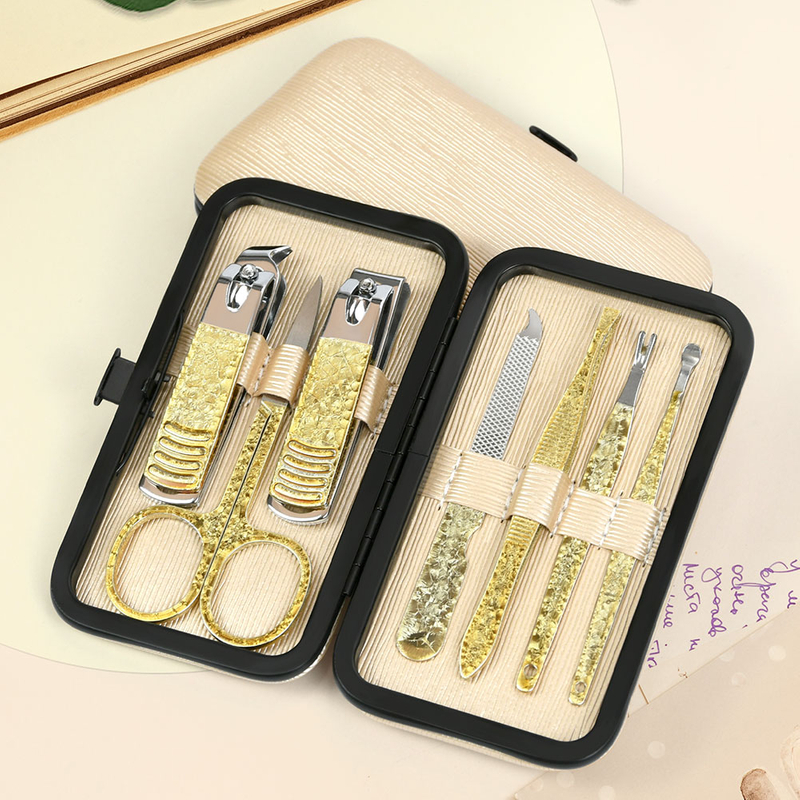 Pedicure Manicure Kit With PU Case