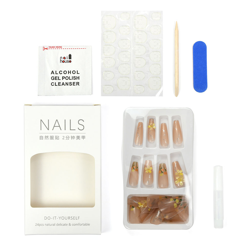 Artificial Press On Nails Diy Decoration False Nails Cover Sets