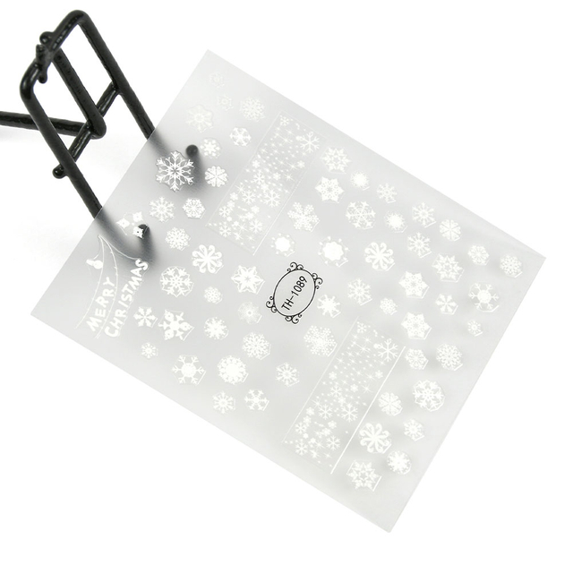 Christmas Design Snowflake Nail Art Stickers