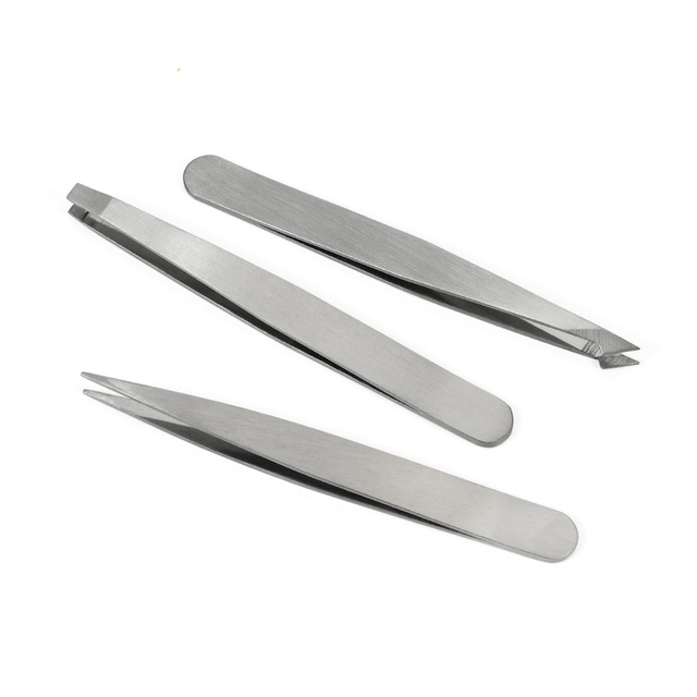 2Pcs Personalised Tweezers Eyebrow Set