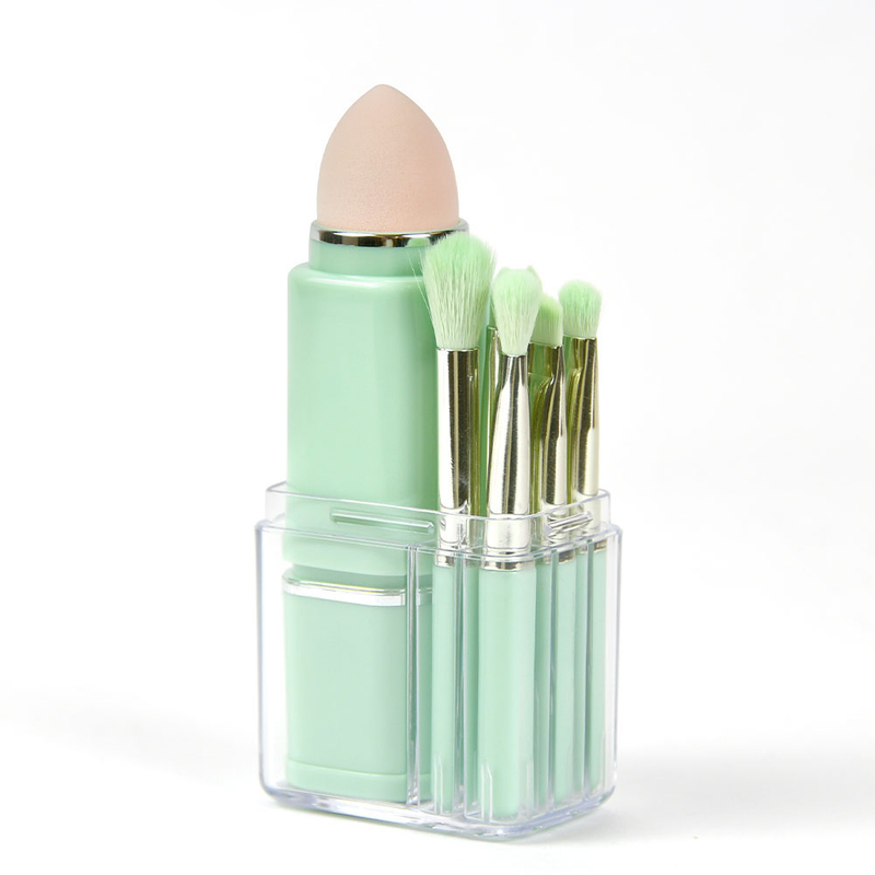 8pc Personalized Mini Travel Makeup Brush Set