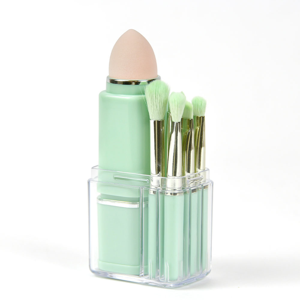 8pc Personalized Mini Travel Makeup Brush Set