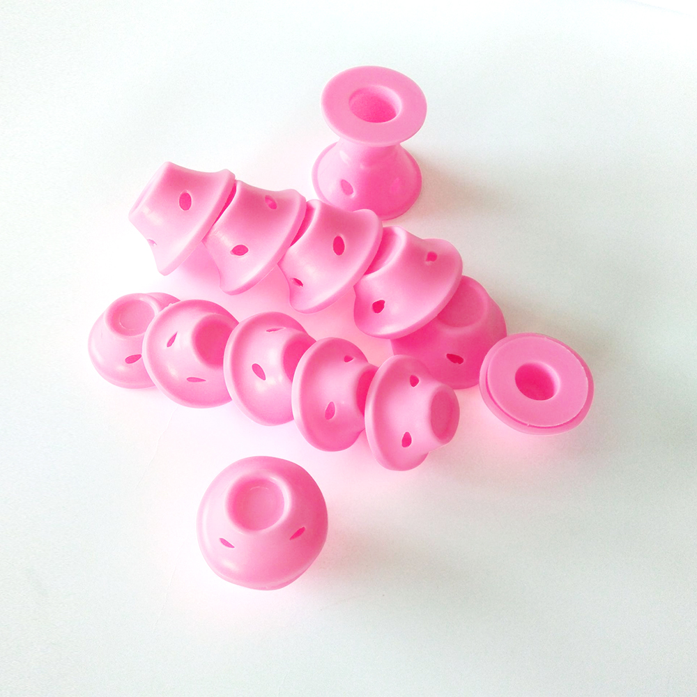 Portable silicone mushroom shape hair roller
