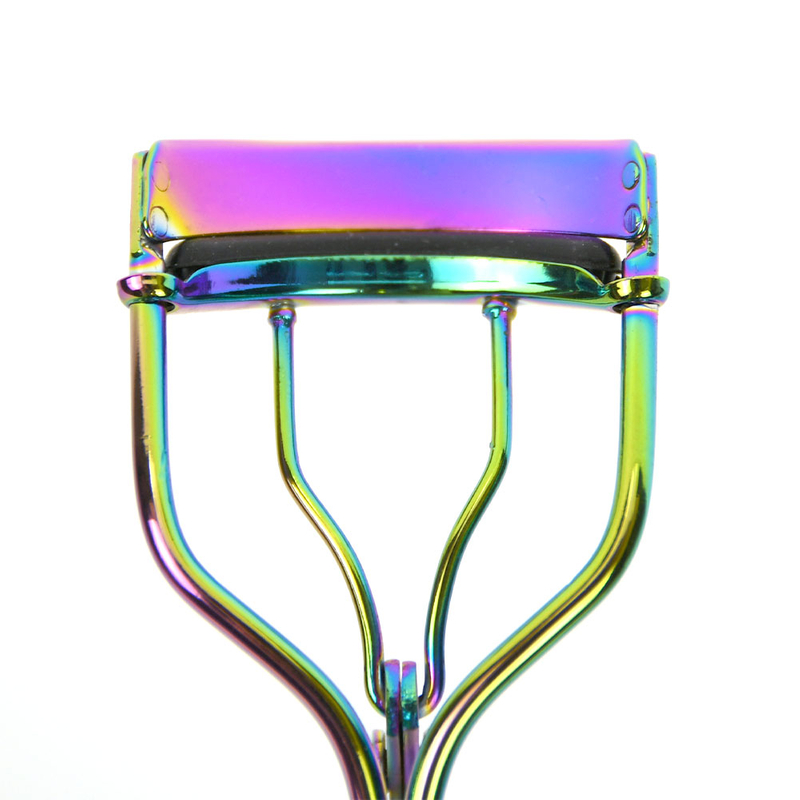 Gradient Color Metal Soft Rubber Eyelashes Curler