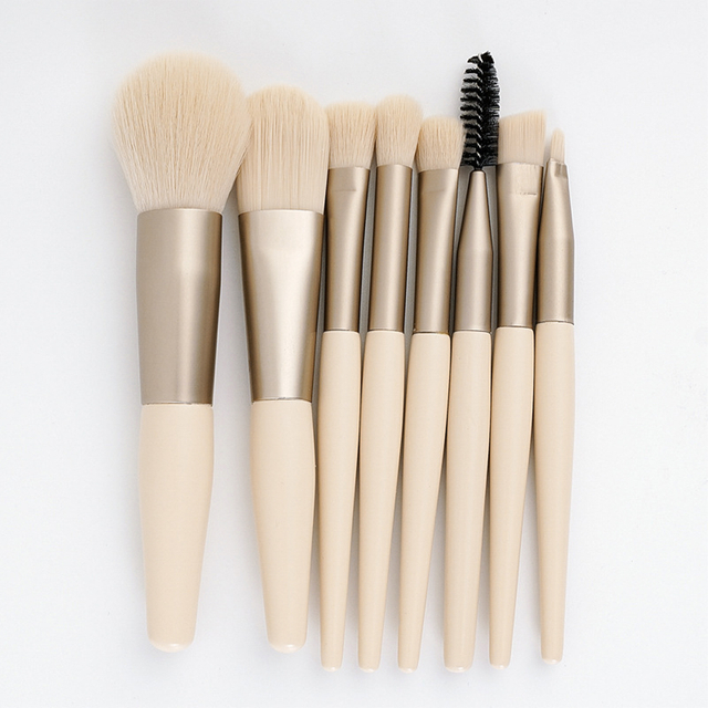 8PCS Portable Travel Makeup Brush Set