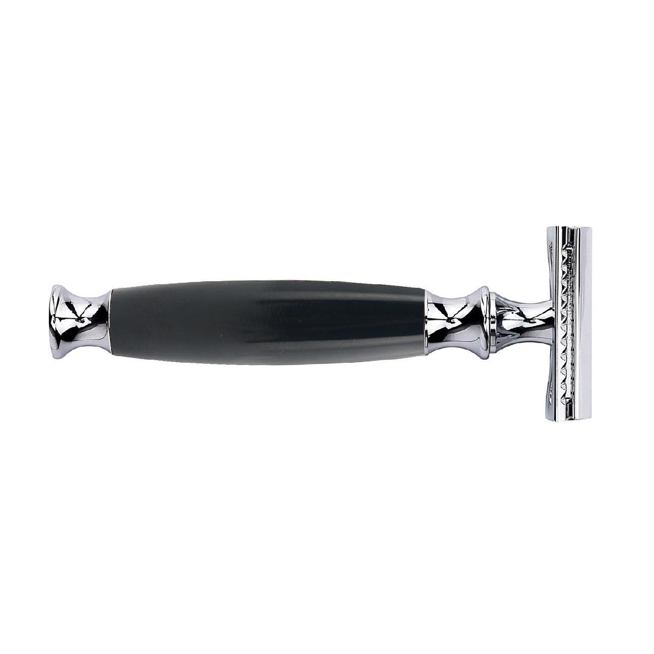 Metal Black Double-edged Manual Shaver