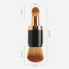 Double Head Retractable Cover Makeup Brush
