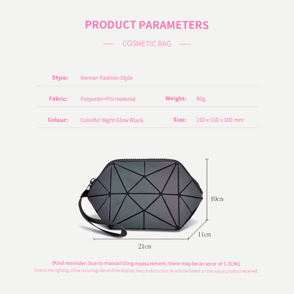 Geometric Toiletry Bag For Women