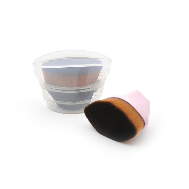 Flat Top Makeup Brush For Face with Case