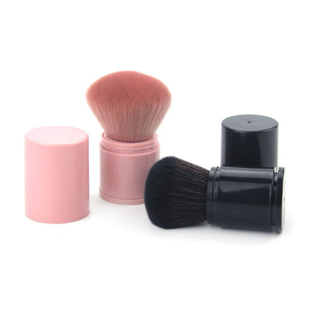 Plastic Telescopic Blush Loose Powder Makeup Brush
