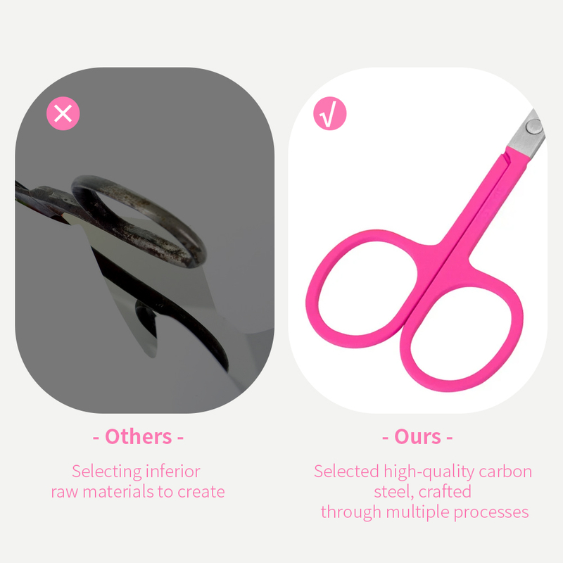 Pointed Head Curved Beauty Scissors