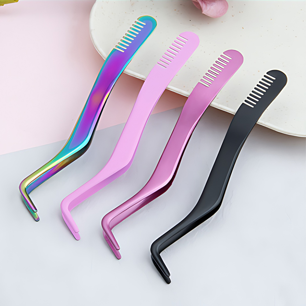 High Quality Fake Eyelash Tools Custom Logo Extension Tools Clip Applicator