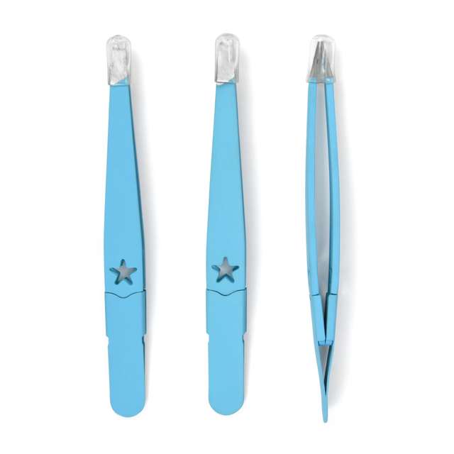 Slanted Tweezers For Eyelash Extensions