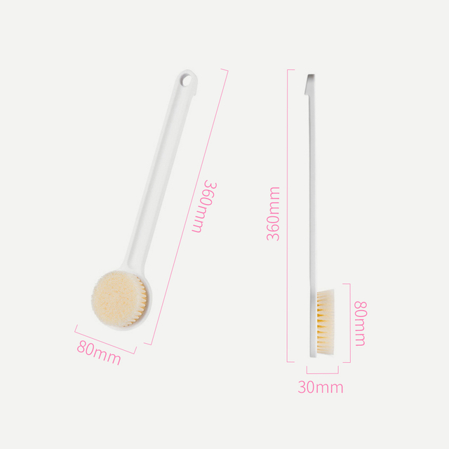 Plastic Handle Body Scrub Cleaning Brush