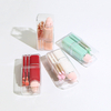 Mini Makeup Brush Set with Clear Plastic Storage Box