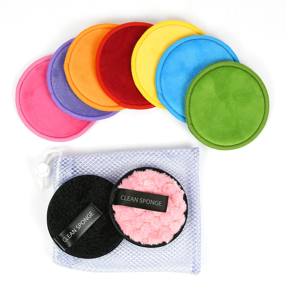 Microfiber Makeup Remover Puff Pads for All Skin Type