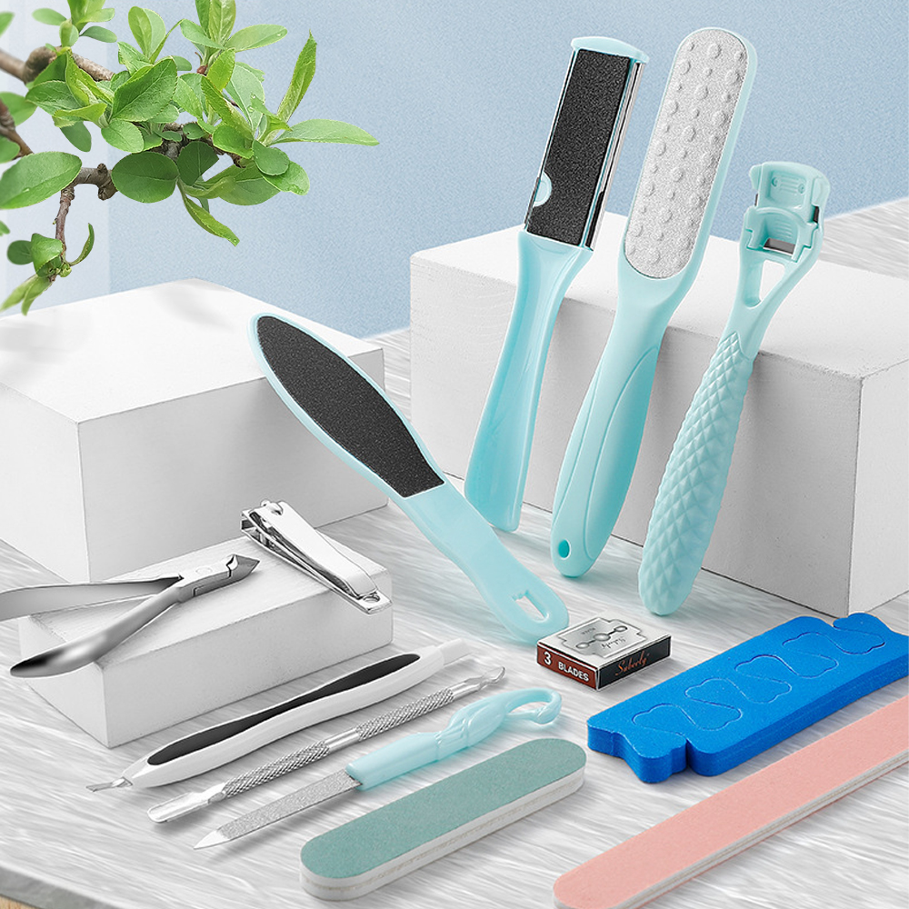 16 PCS Quickly Remove Dead Skin Grinding Foot File Personal Pedicure Tools Set Manicure Pedicure Set