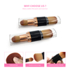 Double Head Retractable Cover Makeup Brush