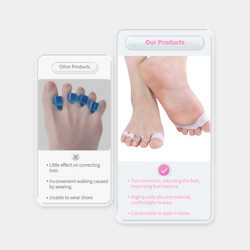 Silicone Toe Separator for Nail Art Salon