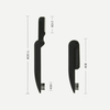 2 In 1 Folding Eyebrow Razor With Comb