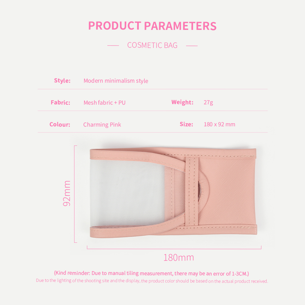 Transparent Makeup Brush Storage Bag