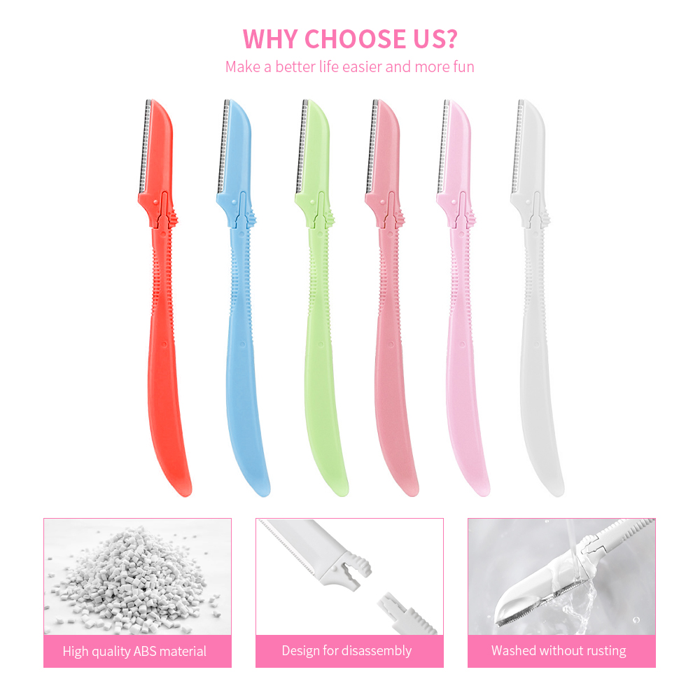 High Quality Touchup Facial Eyebrow Derma Planer Face Dermaplaning Blades Trimmer Razor