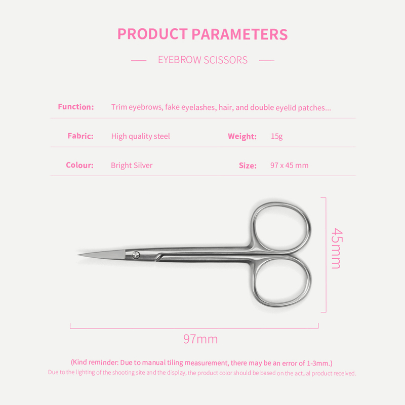 Stainless Steel Nail Scissors Curved