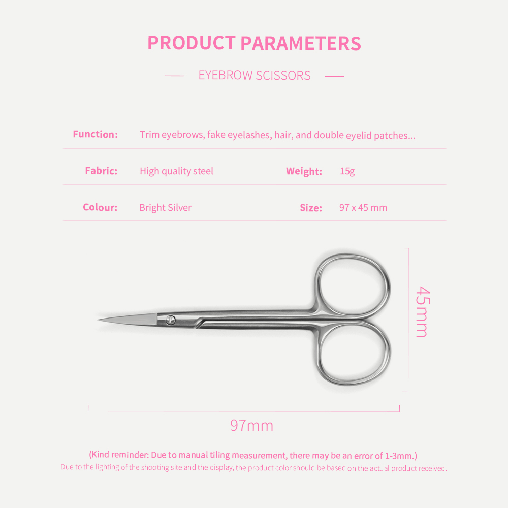 Stainless Steel Nail Scissors Curved
