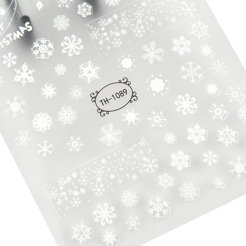 Christmas Design Snowflake Nail Art Stickers