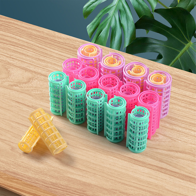 Plastic Self-Holding Heatless Curlers Clips