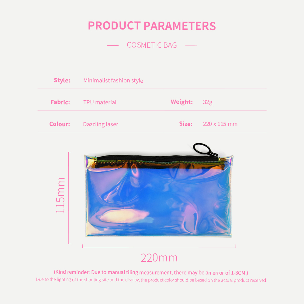 TPU Laser Toiletry Bag For Travel