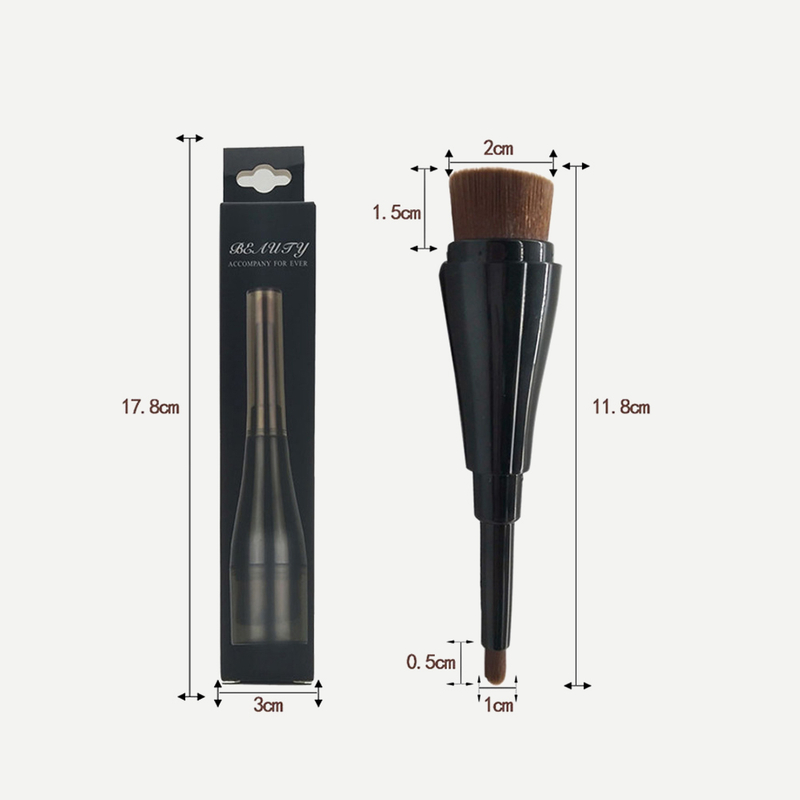 2 in 1 Liquid Foundation Concealer Makeup Brush