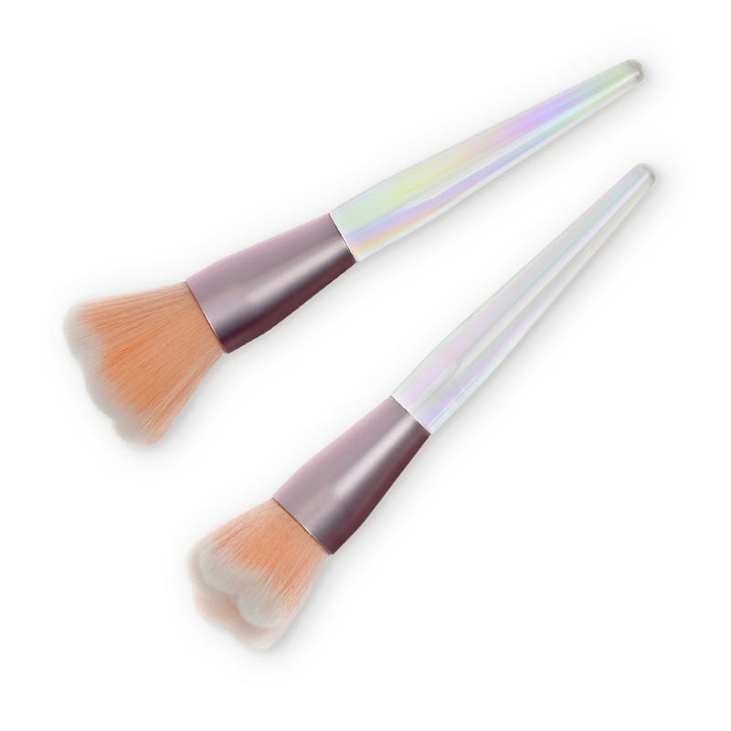 Electroplating Gradient Handle Makeup Brush