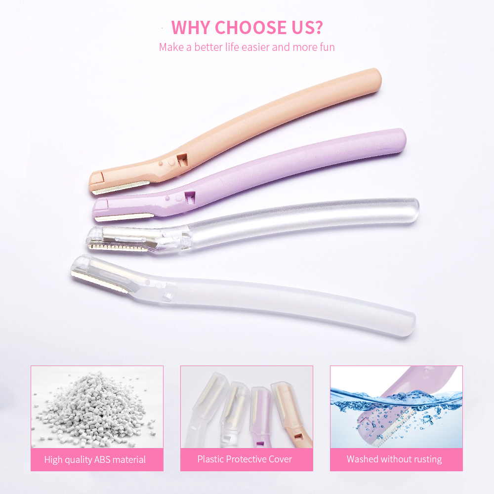 Derma Planer Eyebrow Trimmer Shaper Dermaplaning Shaving Tool With Cover For Men And Women