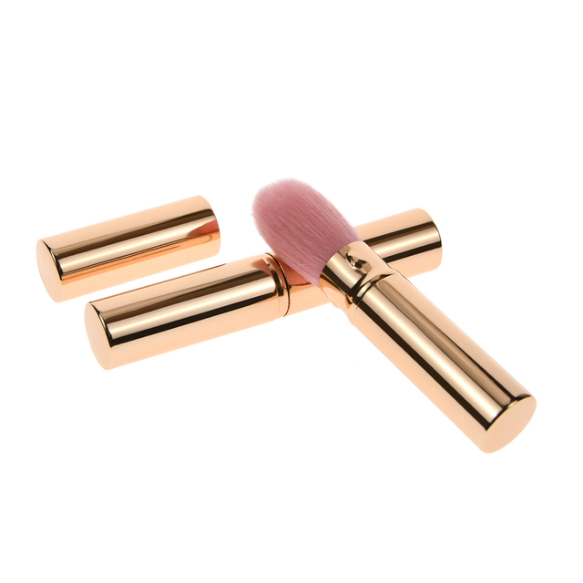 Mini Telescopic Makeup Powder Brush with Cover