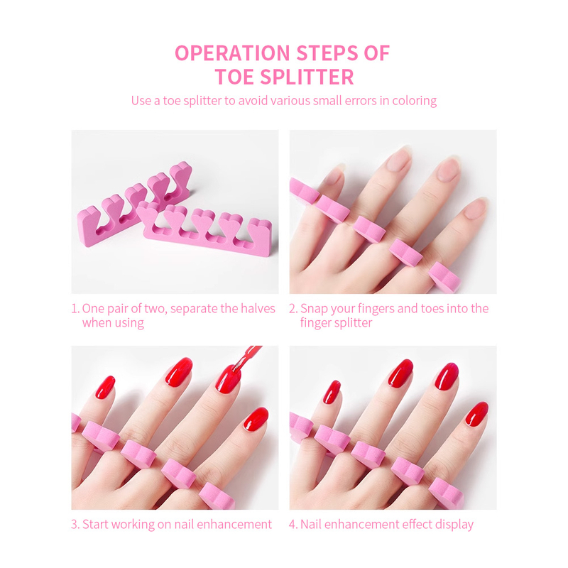 EVA Heart Shape Toe Separator