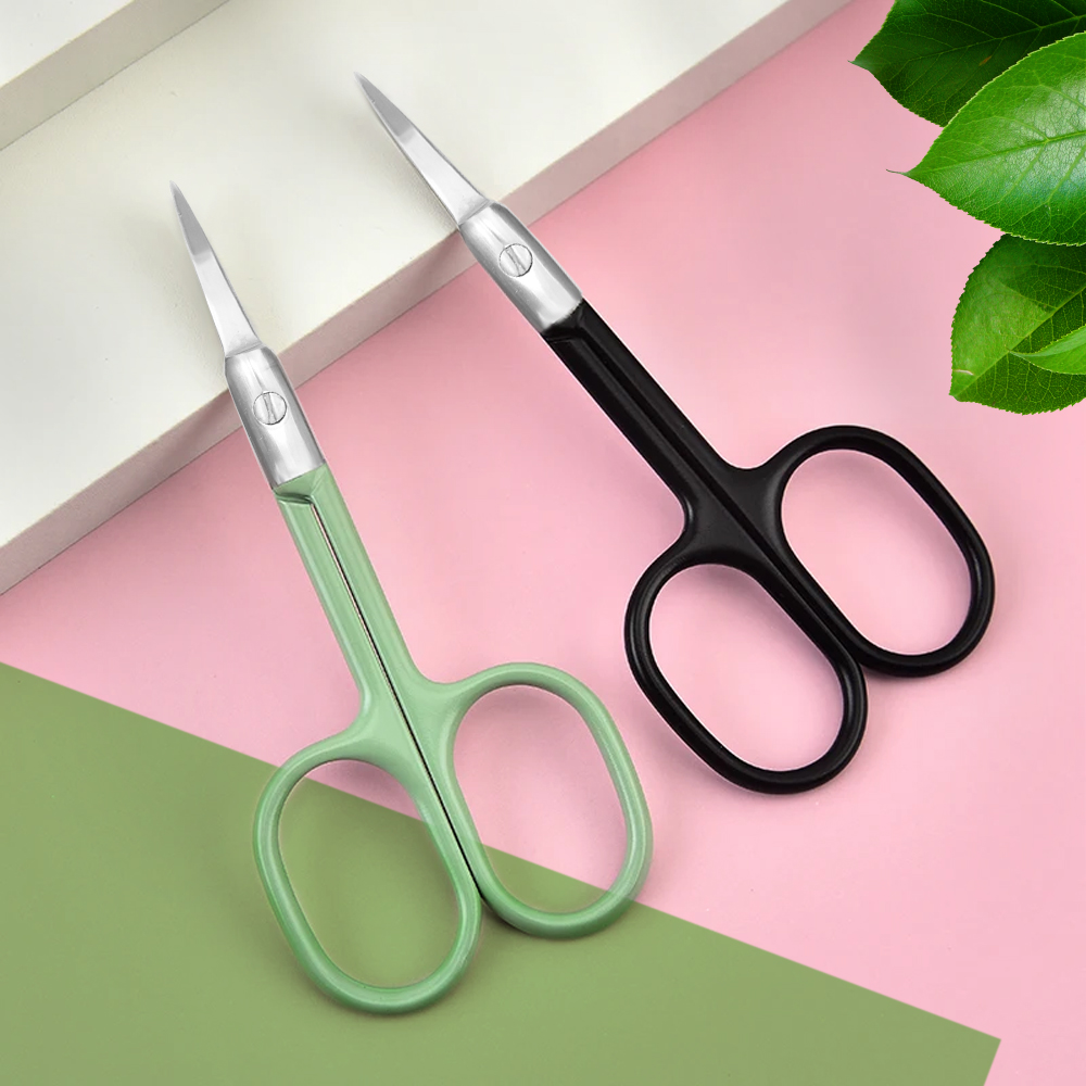 Professional Nose Hair Scissor Small Rounded Nose Hair Safety Scissor