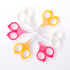 Baby Nail Scissors With Plastic Handle