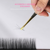 Gold Fiber Tip Eyelash Tweezers